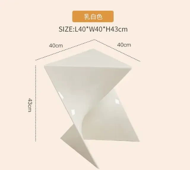 Light Luxury Coffee Table for Home, Transparent Acrylic Sofa Side Table, Designer Small Apartment Simple Bedside Table