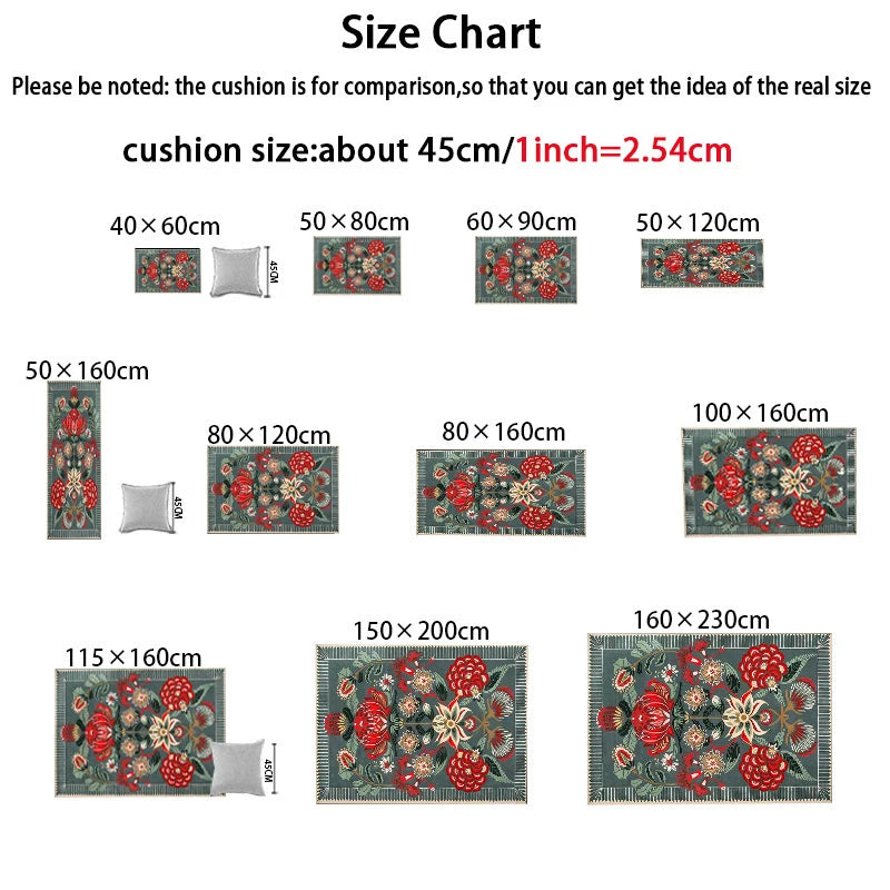 VIKAMA Cartoon Cute Rug - Warm Bedside Rug for Bedroom, Coffee Table Rug, Sofa Rug, Floor Mat for Home Decoration