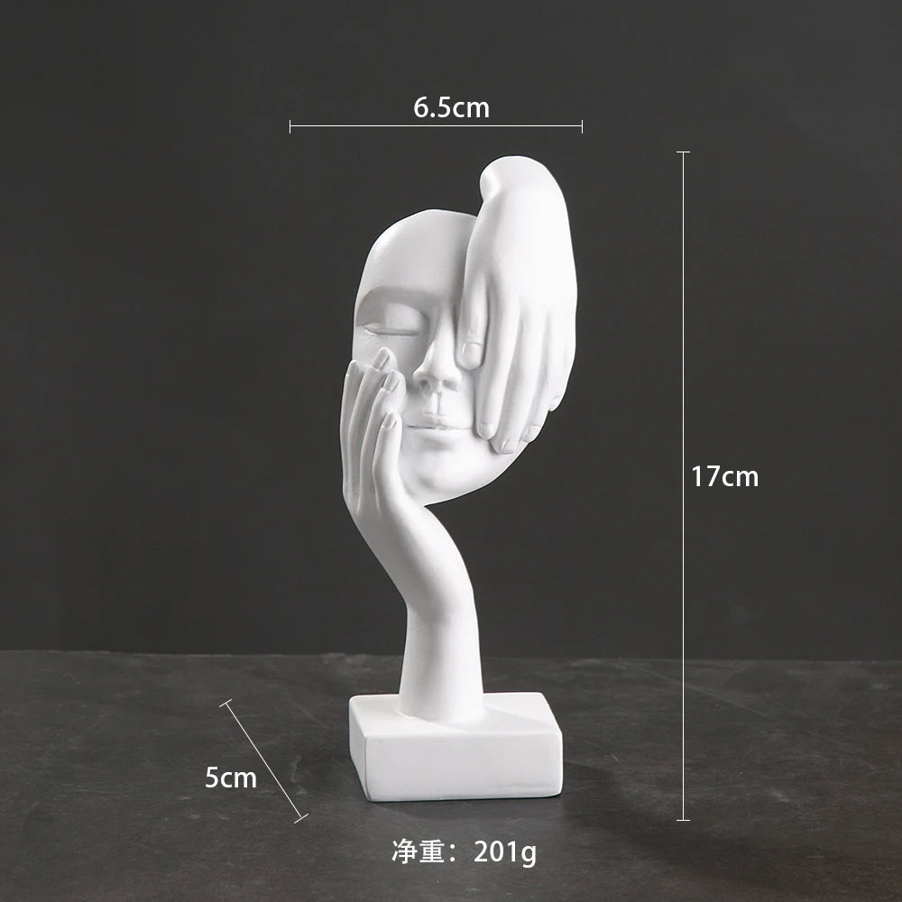 European crafts ornaments simple abstract figure sculpture office living room sculpture art decorations