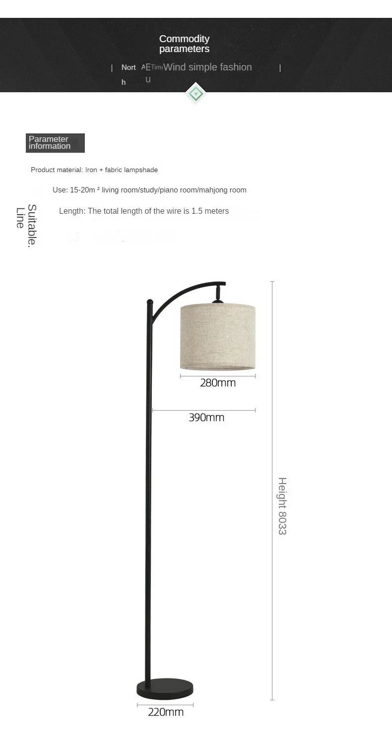 Modern Minimalist LED Living Room, Bedroom, Standing Bedside Lamp, Ceiling Lamp, Sofa Floor Lamp, Eye Protection Reading Lamp