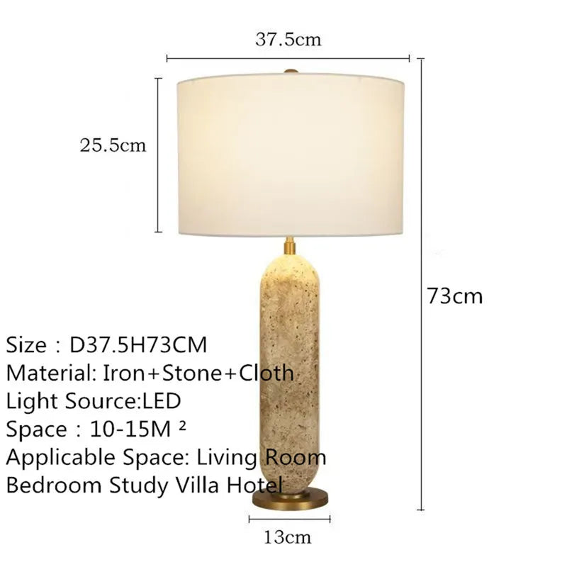 Contemporary Luxury Table Lamp LED American Creativity Living Room Bedroom Study Villa Hotel Bedside Household Desk Light
