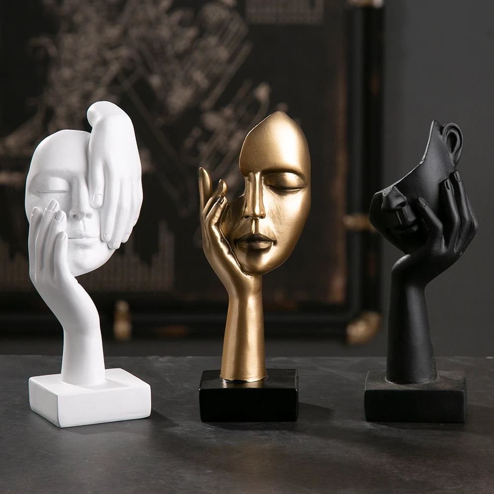 European crafts ornaments simple abstract figure sculpture office living room sculpture art decorations