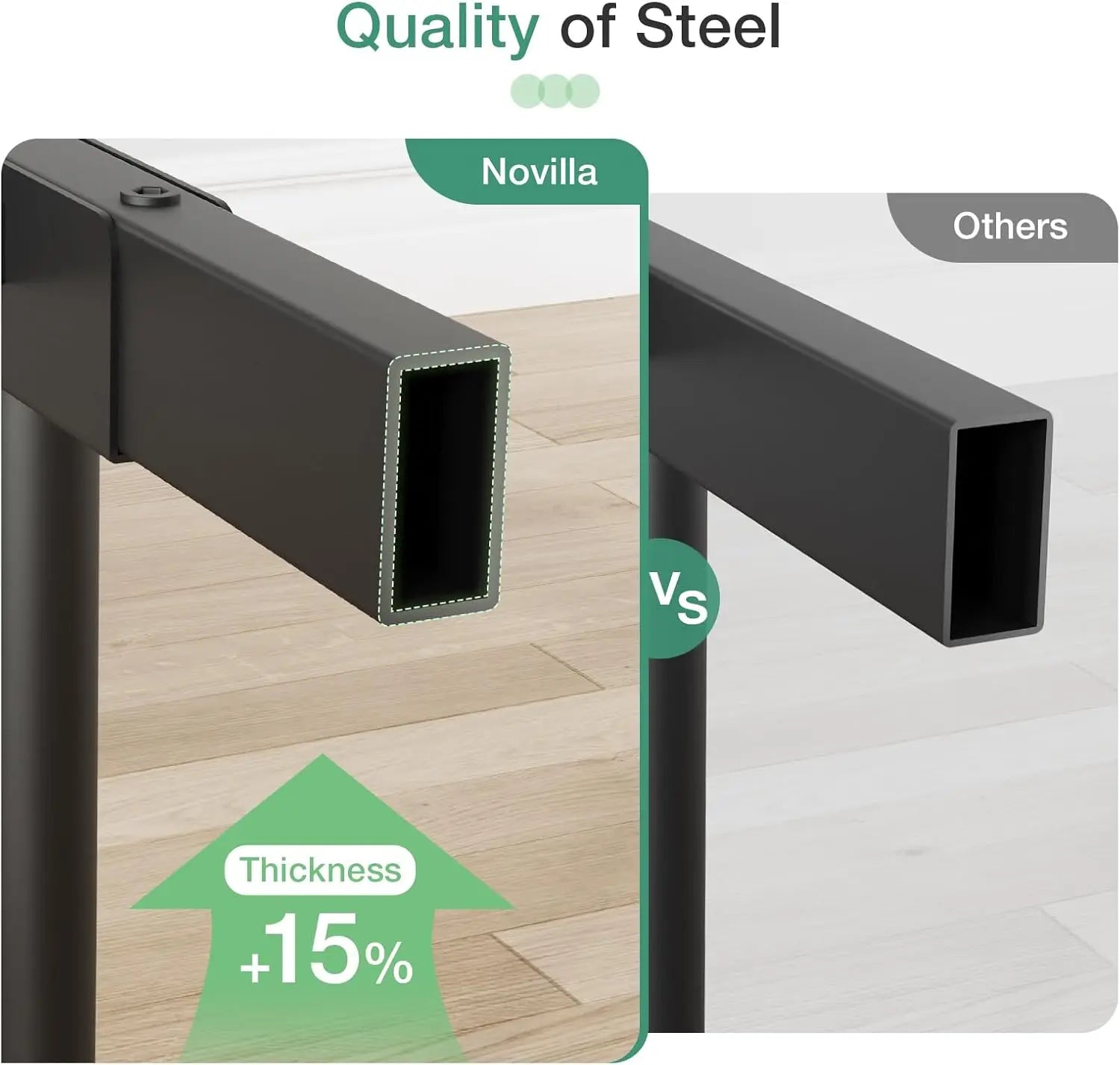 Full Size Metal Platform Bed Frame with Headboard, Footboard & 14″ Underbed Storage