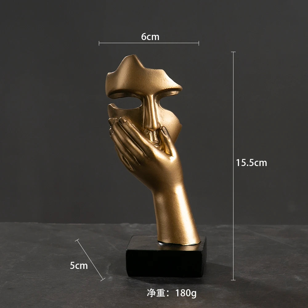 European crafts ornaments simple abstract figure sculpture office living room sculpture art decorations