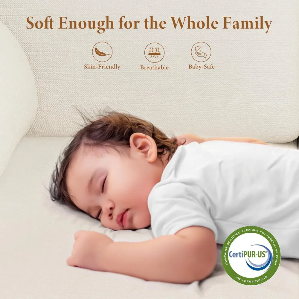 Cloud Modular Sectional Sofa – 106″ Deep Seat Chenille Couch