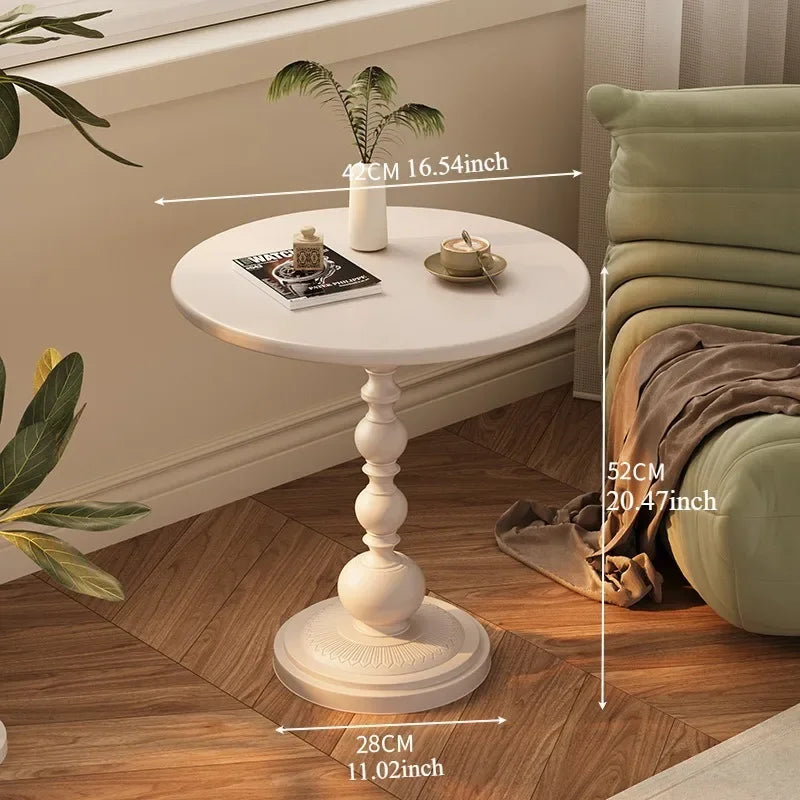 Minimalist Round Side Table Metal Vintage Luxury Modern Small Side Table Living Room Design Mesa Centro Salon Furniture for Home