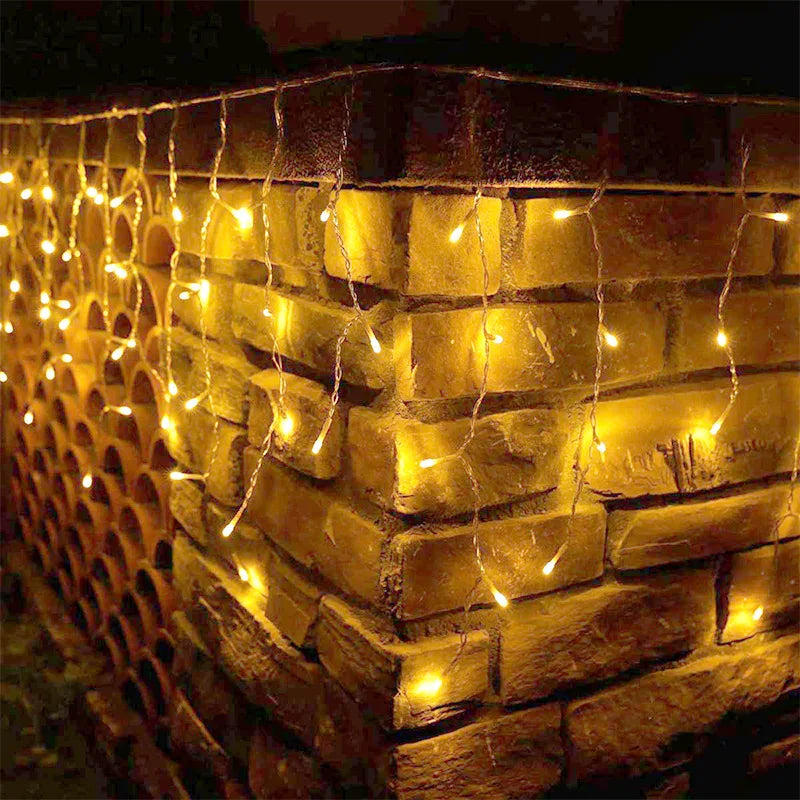 8 Modes USB Ice Stick Light String   Christmas LED Light Indoor Garland Home Party Garden New Year Bedroom Curtain Decoration