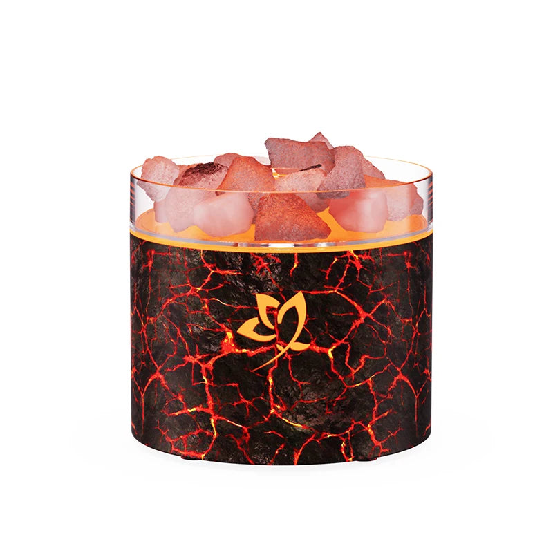 New salt stone humidifier with colorful night light, car USB humidifier, mini essential oil diffuser sprayer.