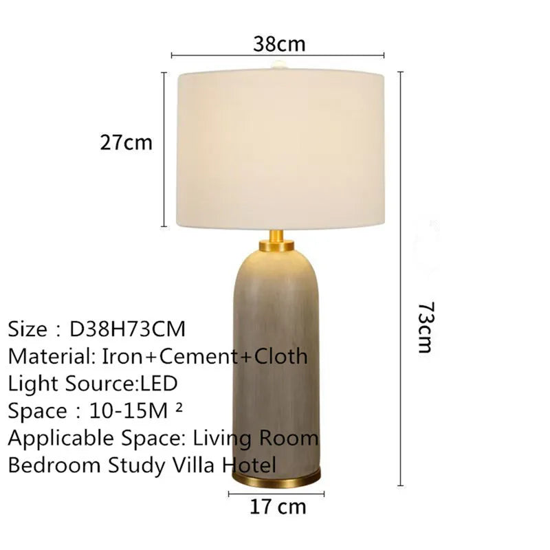 Contemporary Luxury Table Lamp LED American Creativity Living Room Bedroom Study Villa Hotel Bedside Household Desk Light