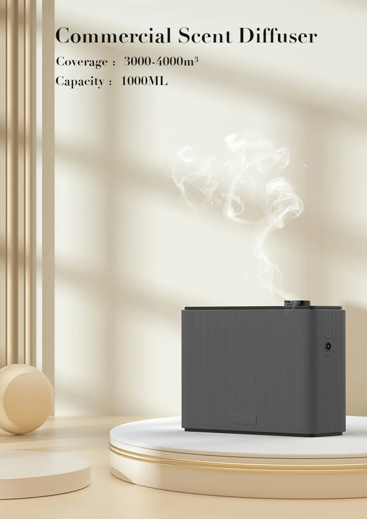 4000m³ Fragrance Diffuser Smart Timing Scent Air Machine For Home Hotel Spa HVAC Aroma Diffuser Electric Air Freshener
