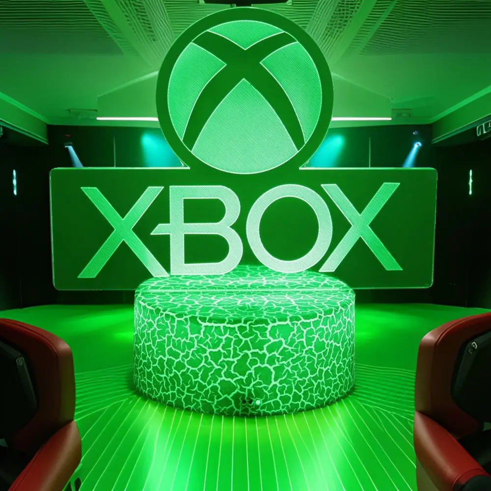 Gaming Lamp 3D Night Light For XBOX Gaming Room Desk Setup Lighting Gamer Decoration on The LED Lamps Table Icon Logo Kids Gifts