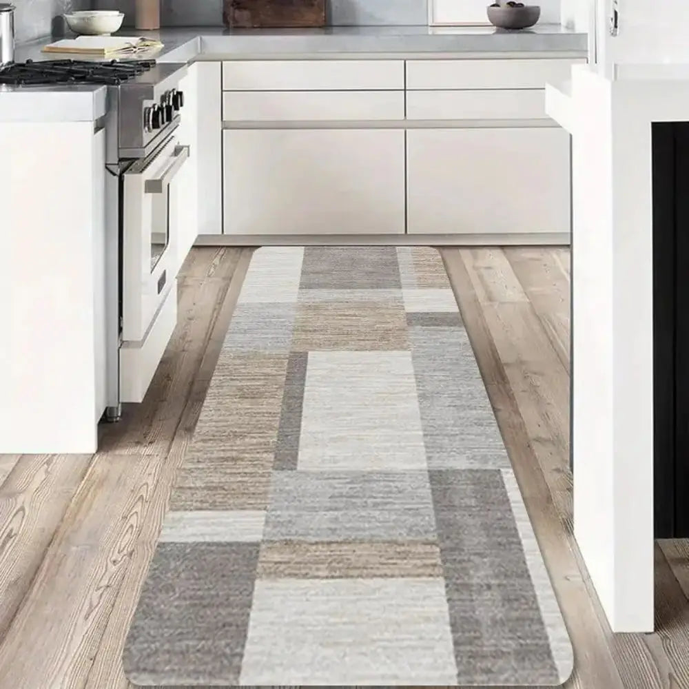 VIKAMA Machine Washable Hallway Runner Rug Easy Clean Non Shedding Bedroom Living Room Dining Room Kitchen Patio Home Decor