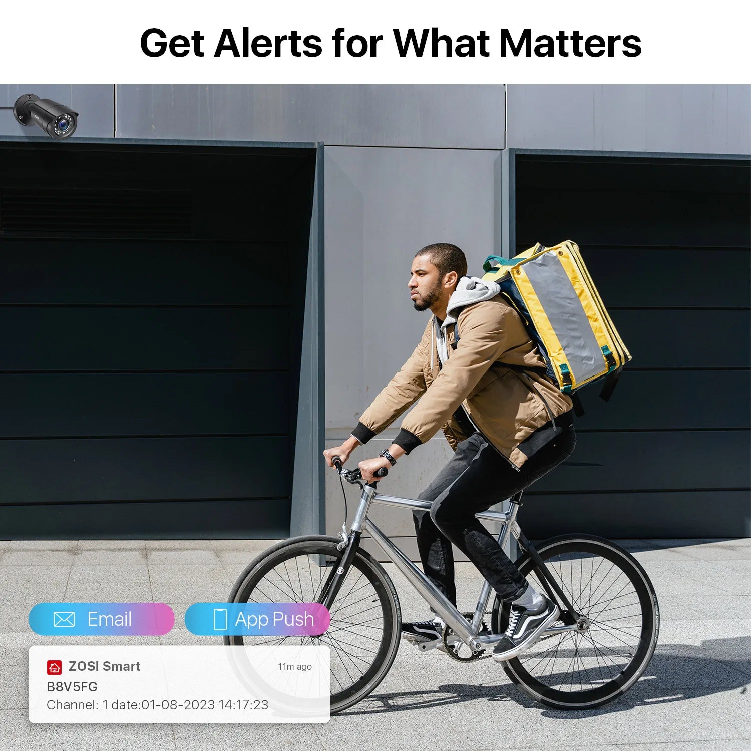 ZOSI 1080P HD Bullet Security Cameras – 4-Pack (Indoor / Outdoor)