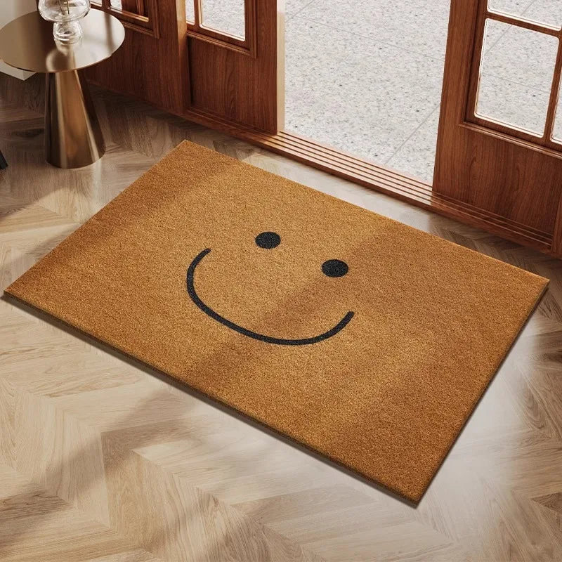 Silk ring entrance door mat, dirt resistant, non washable, high-end foot mat, household entrance sliding door rubbing mat