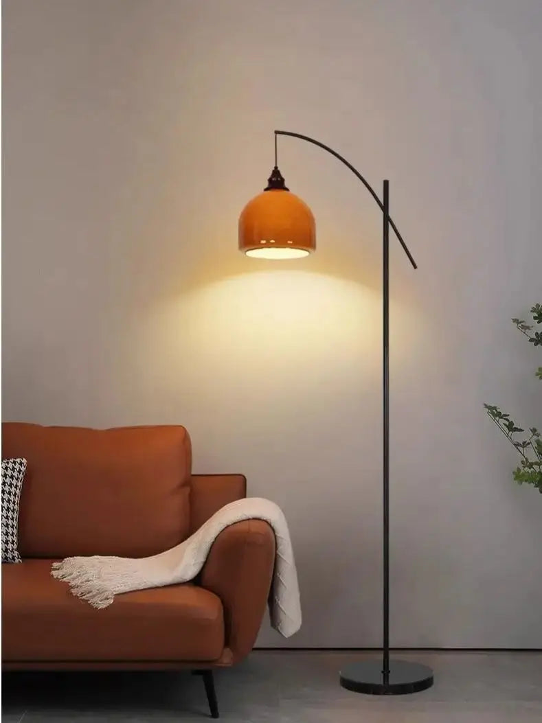 Medieval Floor Lamp Apartment Living Room Retro Sofa Fishing Lamp Bedroom Japanese Floor Light LED Lighting Decorative Lights