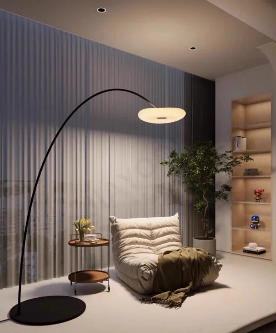 Creative Floor Lamp Modern Minimalist Standing Light Living Room Fishing Lamp Artistic Mood Lamp Bedroom LED Lighting Fixture