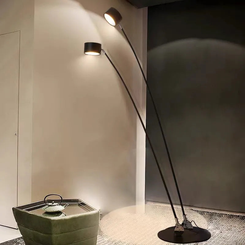 Davide Groppi Sampei Led Floor light Long Pole Spot Floor light for Living Room Sofa edside Art Decor Corner Standing Lamp