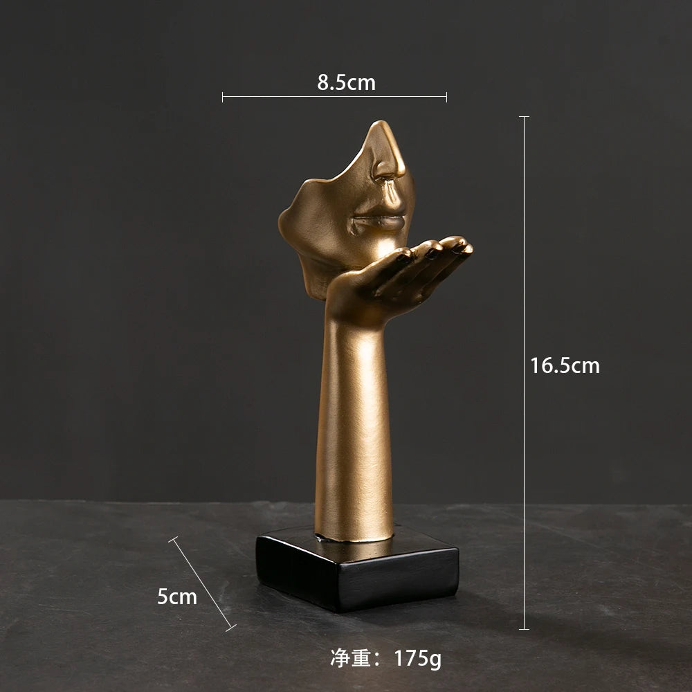 European crafts ornaments simple abstract figure sculpture office living room sculpture art decorations