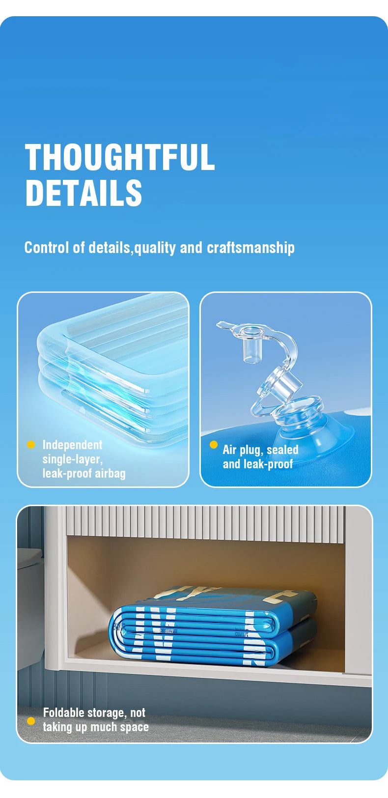 Inflatable Family Swimming Pool with Canopy – Large Outdoor Pool (3m / 2.6m / 2.1m / 1.8m)