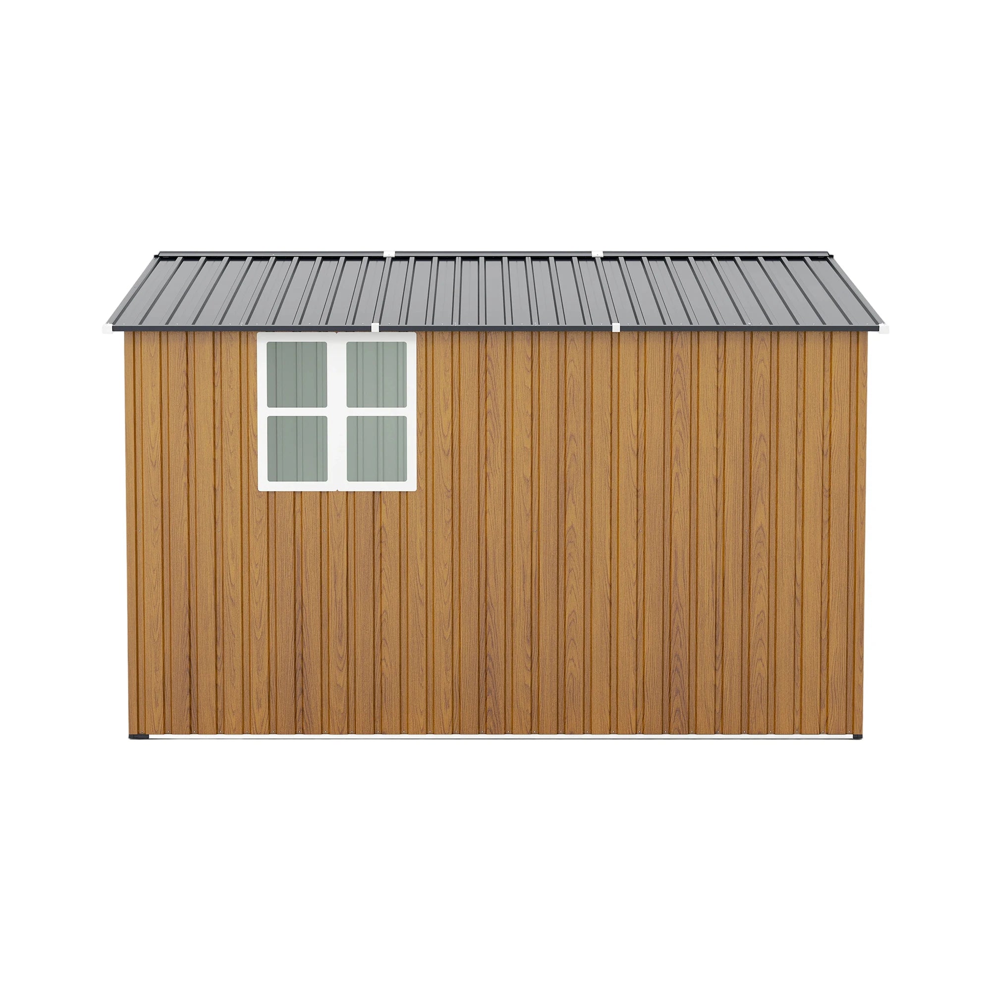 Outdoor Metal Storage Shed – 10 ft × 12 ft Extra Large Steel Shed