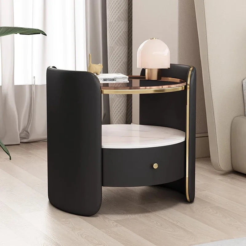 Reative Beauty Night Table Exquisite Trendy Elegant Storage Nightstand With Drawers Comodini Camera Letto Bedroom Furniture