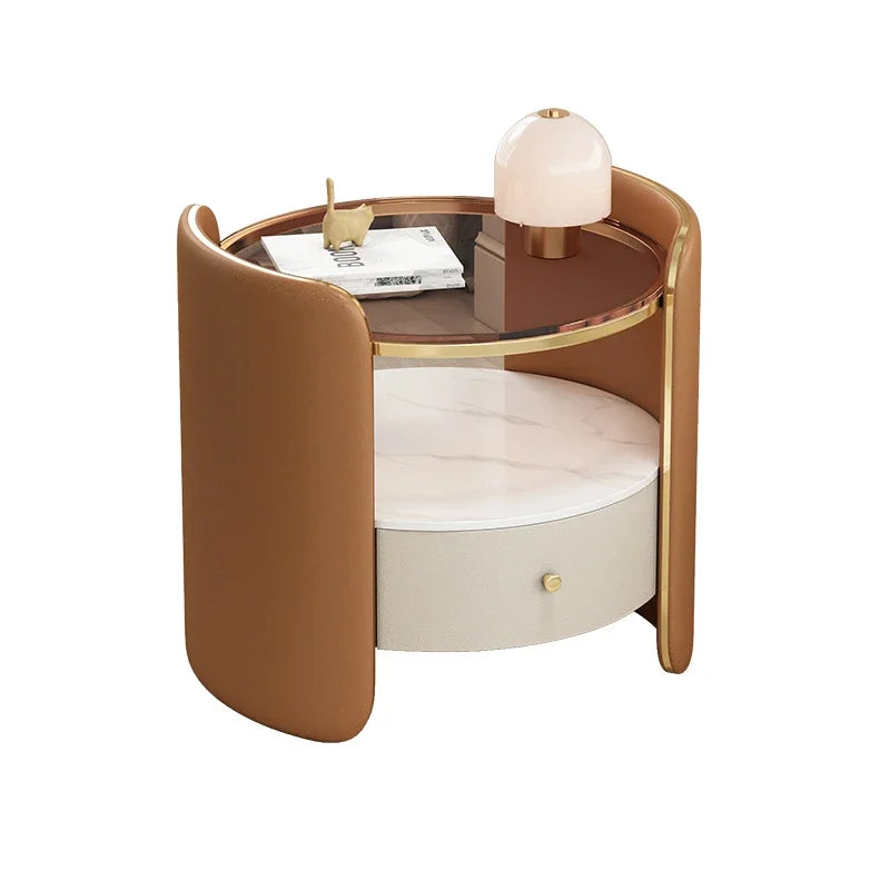 Reative Beauty Night Table Exquisite Trendy Elegant Storage Nightstand With Drawers Comodini Camera Letto Bedroom Furniture