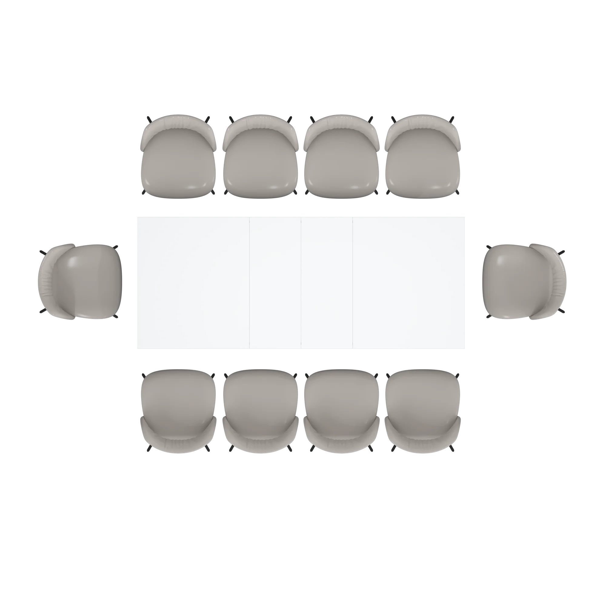 Extendable Dining Table for 6-10 Person, Wooden Dining Room Table, Modern Extendable Table for Gatherings, Meeting for Kitchens