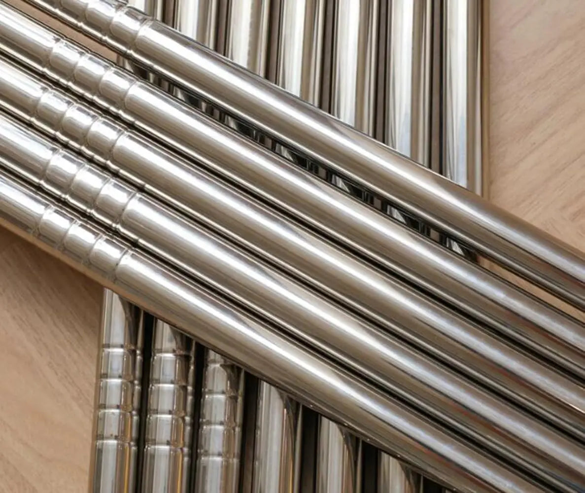 Queen Size Canopy Bed Frame with Stainless Steel Poles – Easy Assembly Bedroom Decor