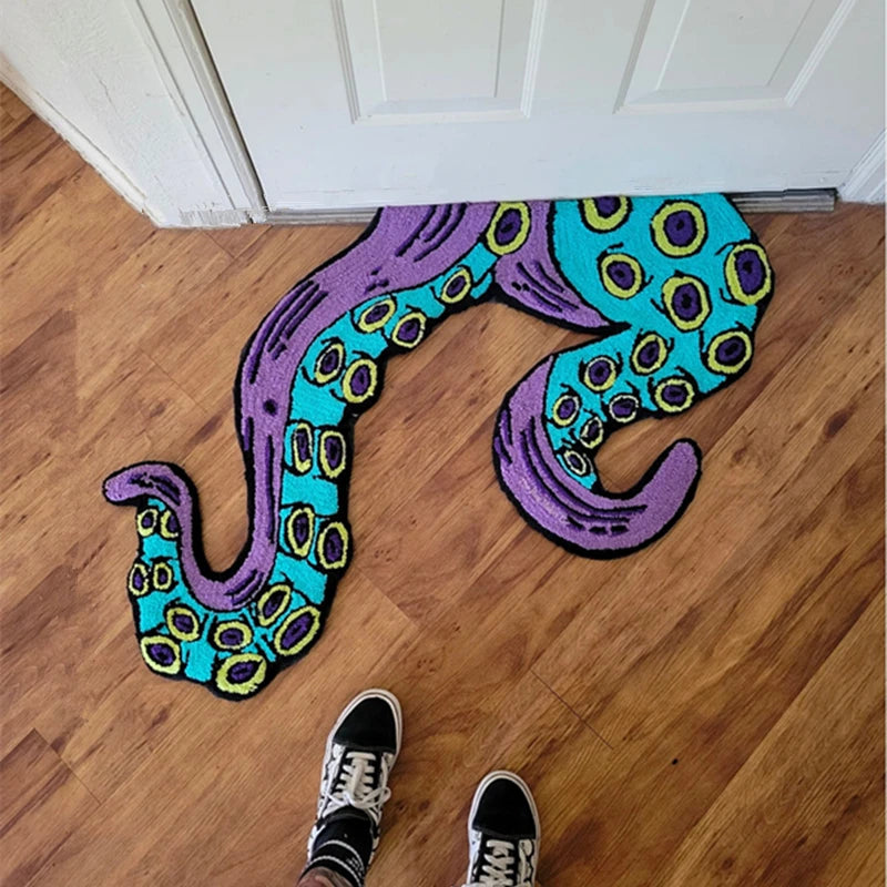Octopus Entrance Doormats Kraken Tentacles Rug Home Bedroom Decorative Living Room Bathroom Rug Kitchen Carpet
