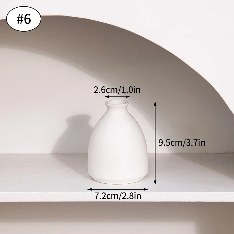 Ceramic Fired Vases,Hydroponic Dried Flower Utensils,Ornaments,Home Living Room Tables,Decorative Vases,Shaped Ceramic Vases