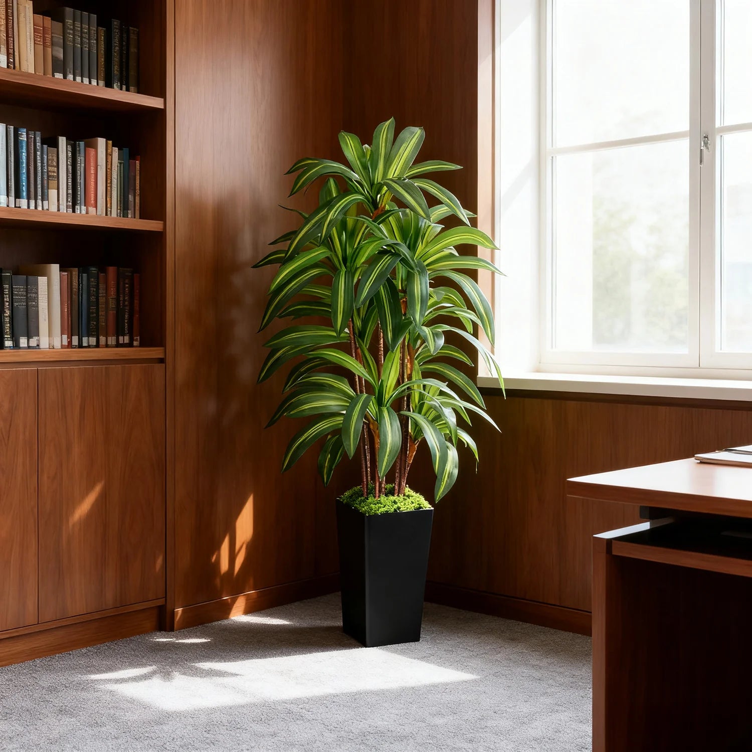 5 feet artificial Brazilian tree with potted artificial tree with artificial plant greening fake tree suitable for home use