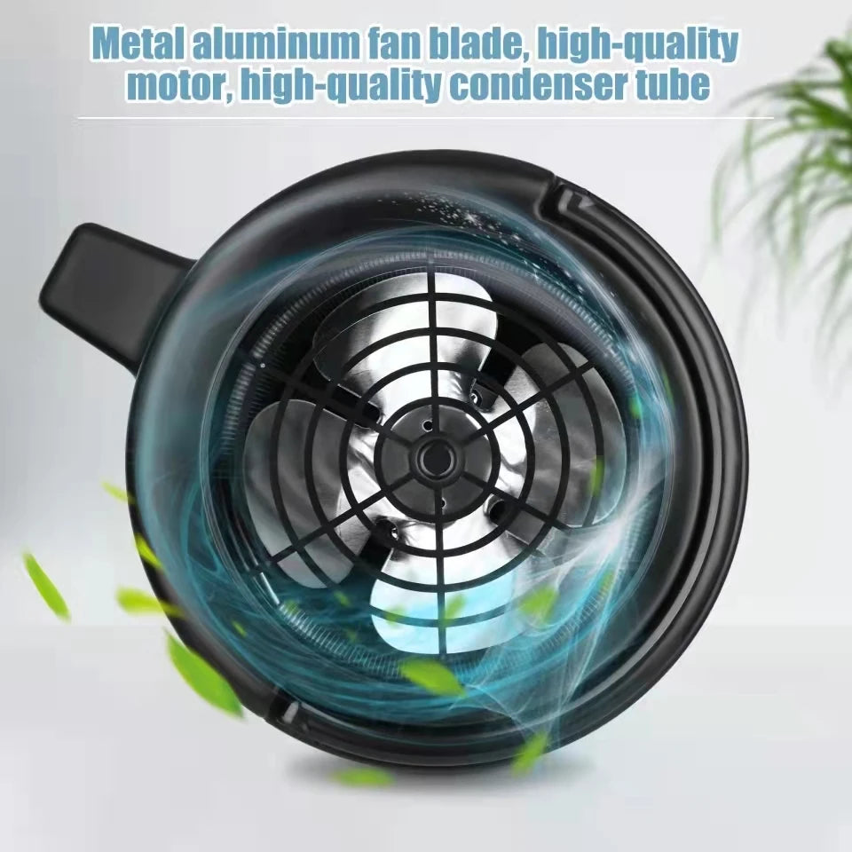 4L Water Distiller Machine – 750W Stainless Steel with Glass Container