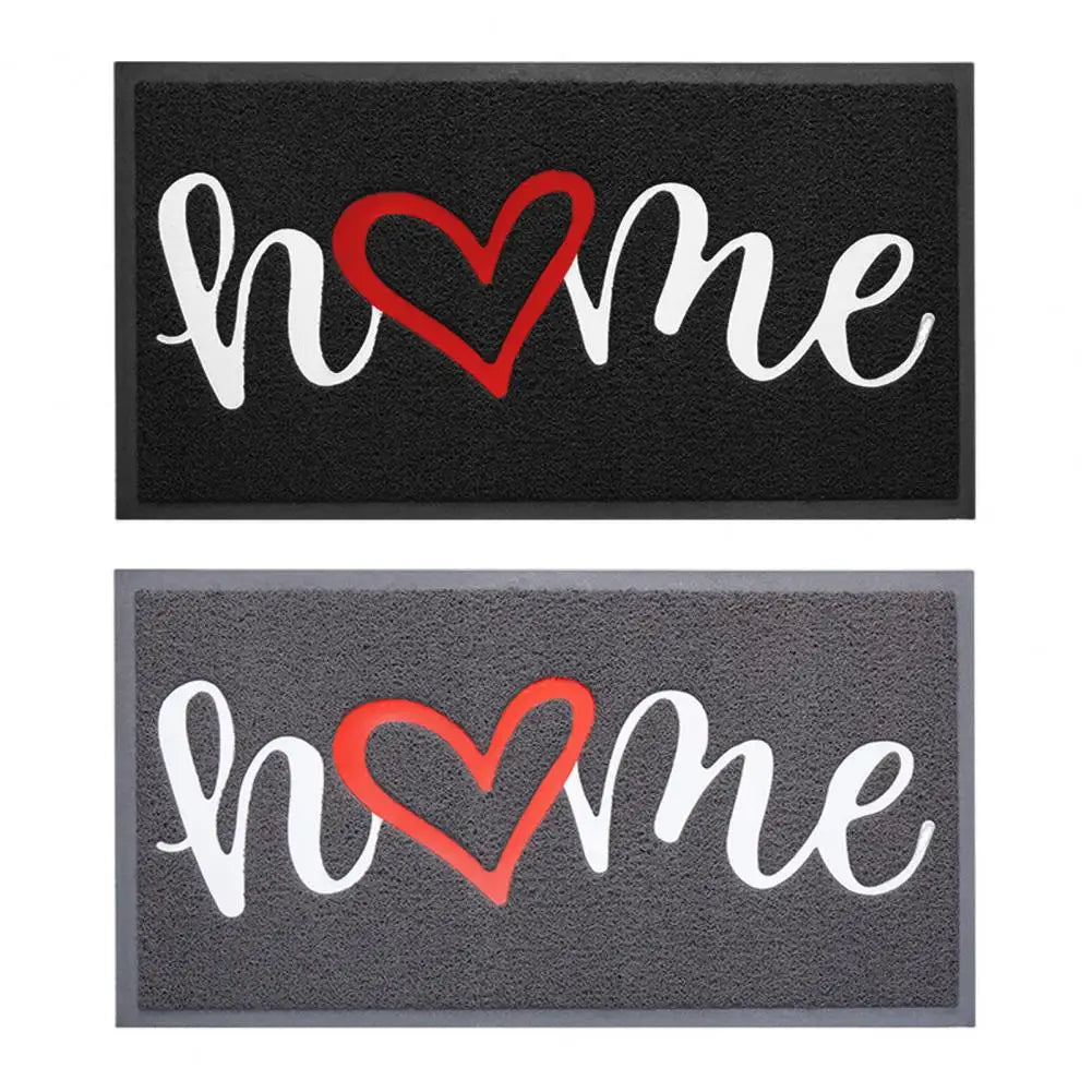 Entrance Floor Mat Hello Print  Non-Slip Rug Washable Mud Scrubber Doormat for Home  Front Door Entryway Laundry Bedroom