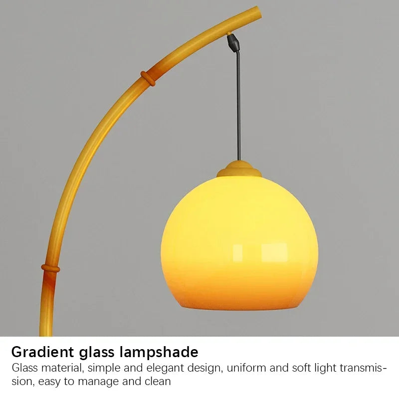 OUTELA Nordic Floor Lamp Modern Family Iiving Room Bedroom Homestay Creativity  LED  Decorative Standing Light