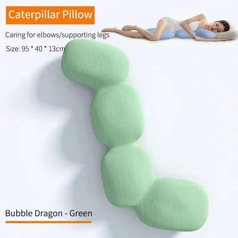 New Long Pillow For Hug Memory Foam Bed Sleeping Body For Pregnant Women Sleeper Ice Silk Comfort Long Pillow Orthopedic Cushion