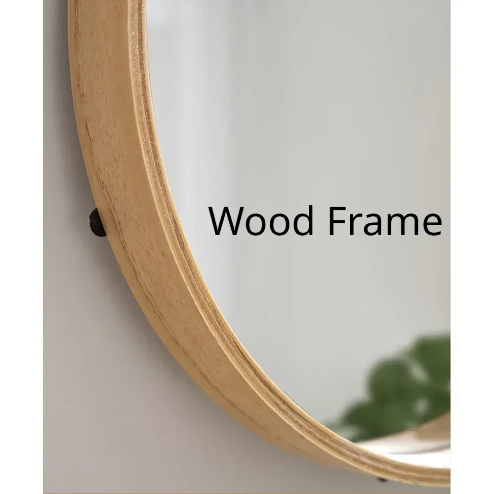 Dormitory Bathroom Toilet Dressing mirror, Wall mounted makeup mirror, easy hanging No punching required