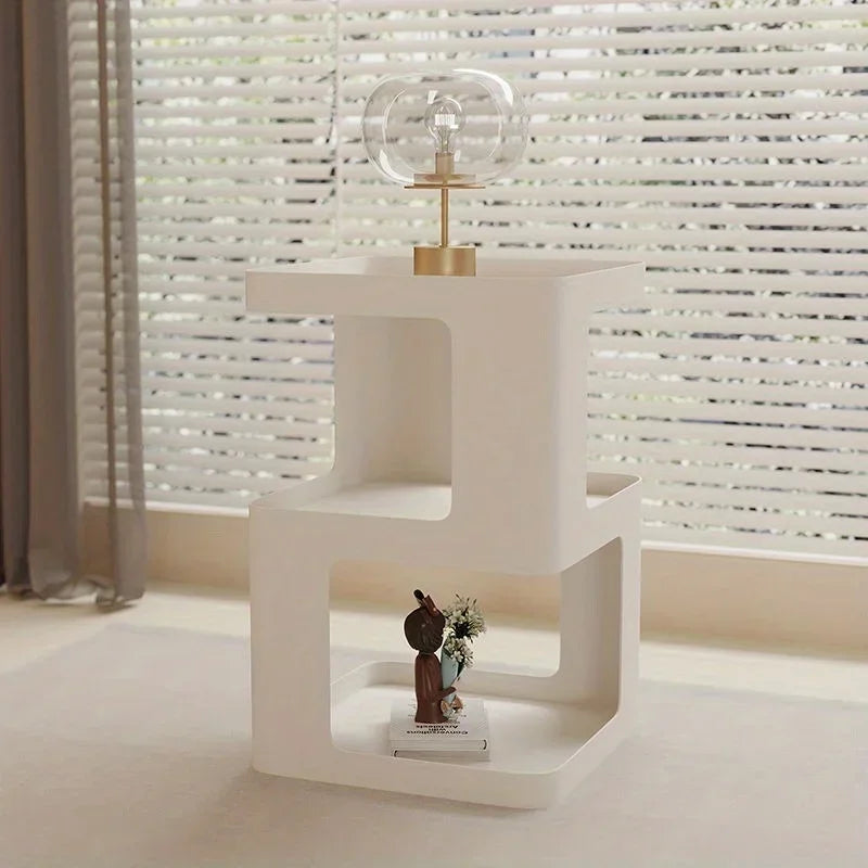 small bedside cabinet, luxurious and simple modern coffee table, a few sides, Nordic creative living room, a few corners.