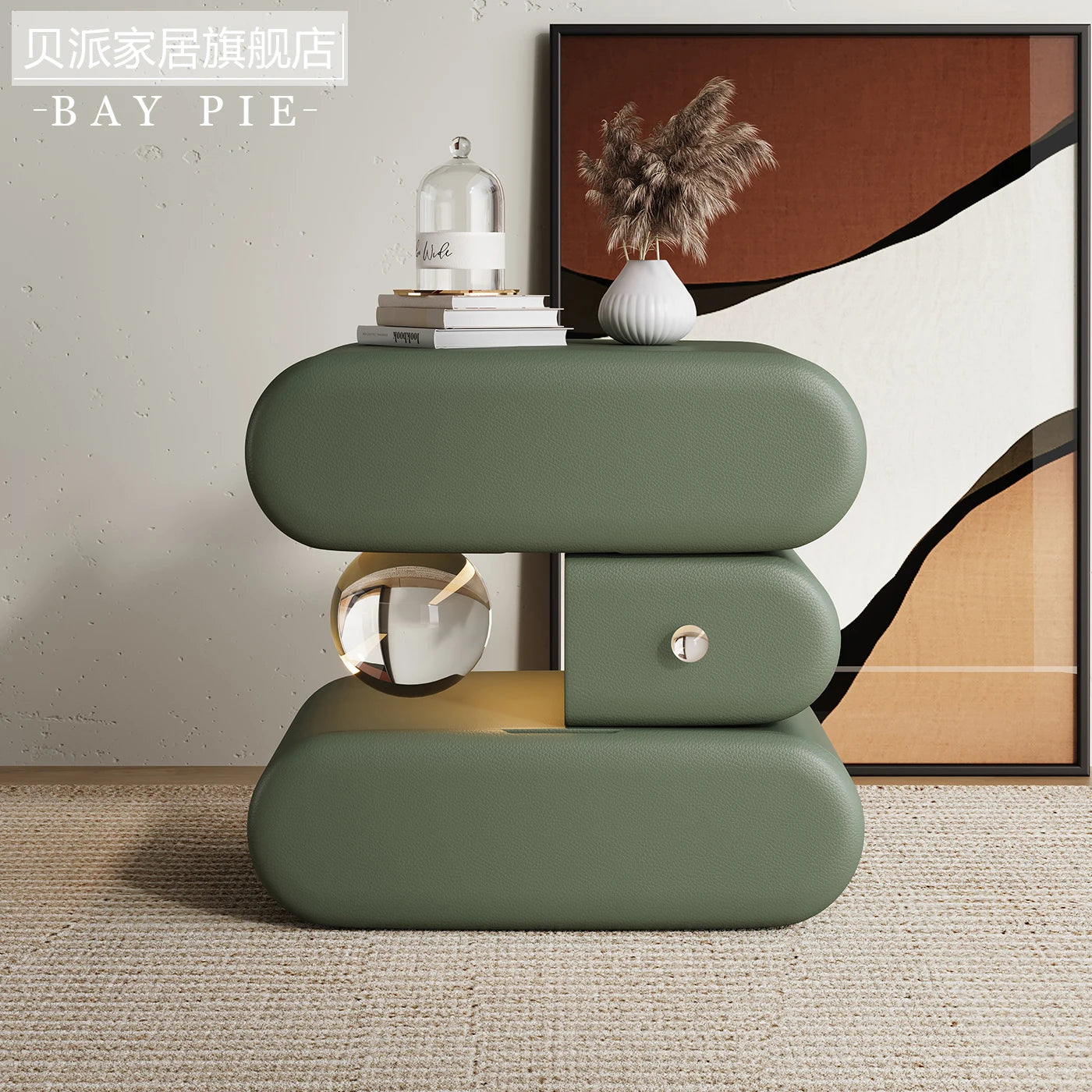 Luxury high-end Bedside tables Cream style solid wood Modern elegant Chest of drawers High end minimalism bedroom furniture