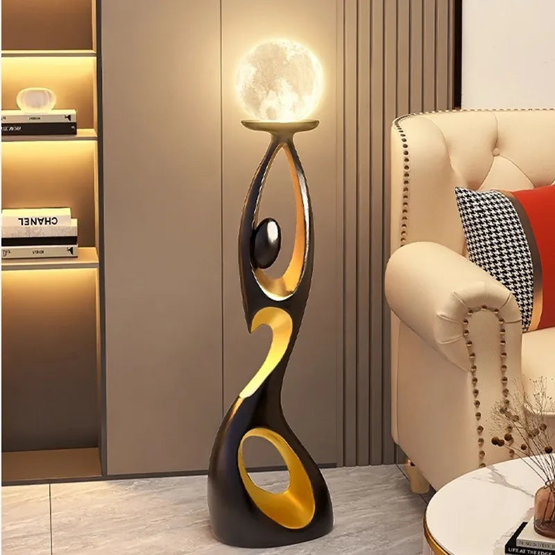 Luxury-simplified floor lamp, living room lamp, bedroom lamp, villa study floor lamp
